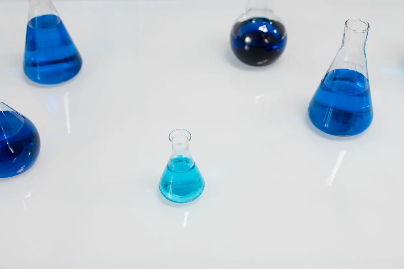 Laboratory glassware used for quality testing